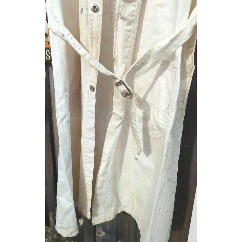 Vintage Long Sleeve Martin Senour Paints  Work‎ Garage Canvas Jacket Advertising